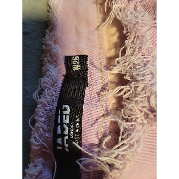 Jaded London Women's Frayed Patchwork Boho Whimsigoth Y2k 90s Festival Jeans - Picture 5 of 8